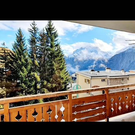 Апартаменты Vue Magic Muzelle Sur Terrasse Sud Confort Top Pres Pistes Parking Central Ле дез Альп