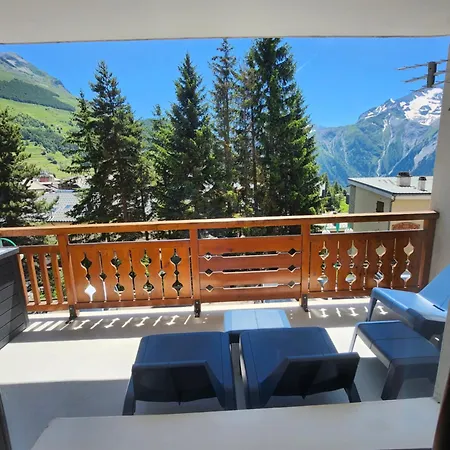 Vue Magic Muzelle Sur Terrasse Sud Confort Top Pres Pistes Parking Central Апартаменты Ле дез Альп